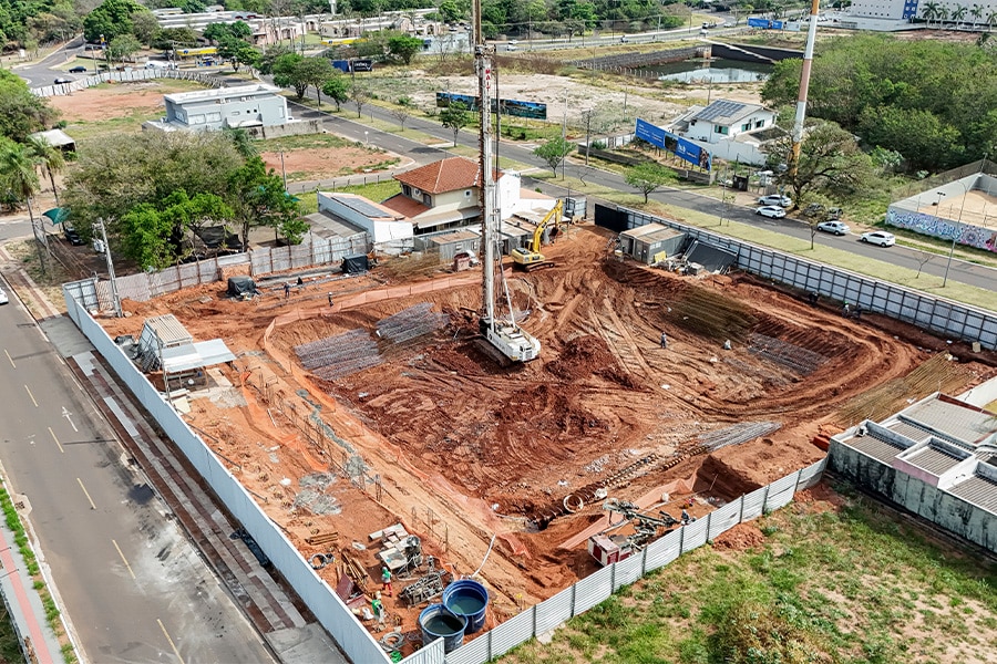 Status de Obra Campo Grande Vanguard terrah