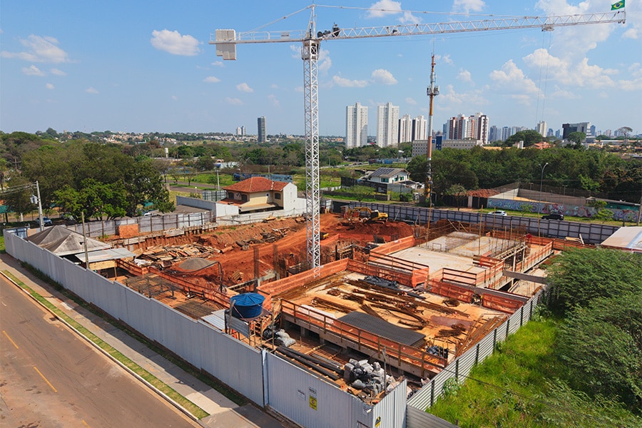 Status de Obra Campo Grande Vanguard terrah