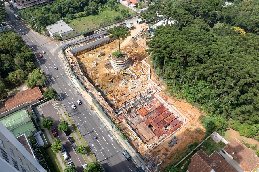 Status de Obra Curitiba Vanguard hytte