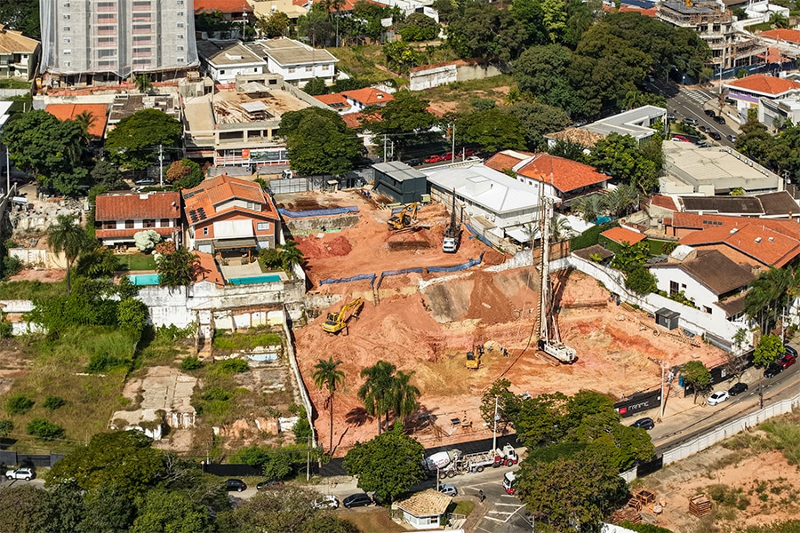Status de Obra Campinas Vanguard frame
