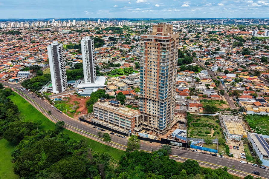 Status de Obra Campo Grande Vanguard ouse