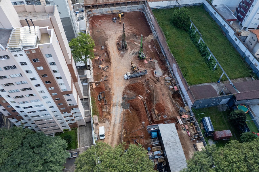Status de Obra Curitiba Vanguard pulse