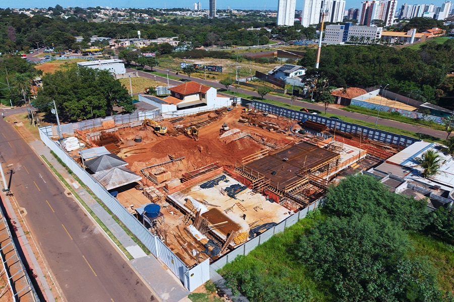 Status de Obra Campo Grande Vanguard terrah
