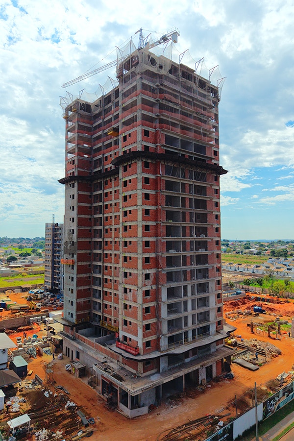 Status de Obra Campo Grande Vanguard flow