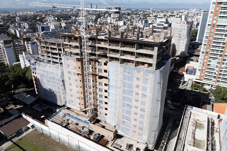 Status de Obra Curitiba Vanguard pulse