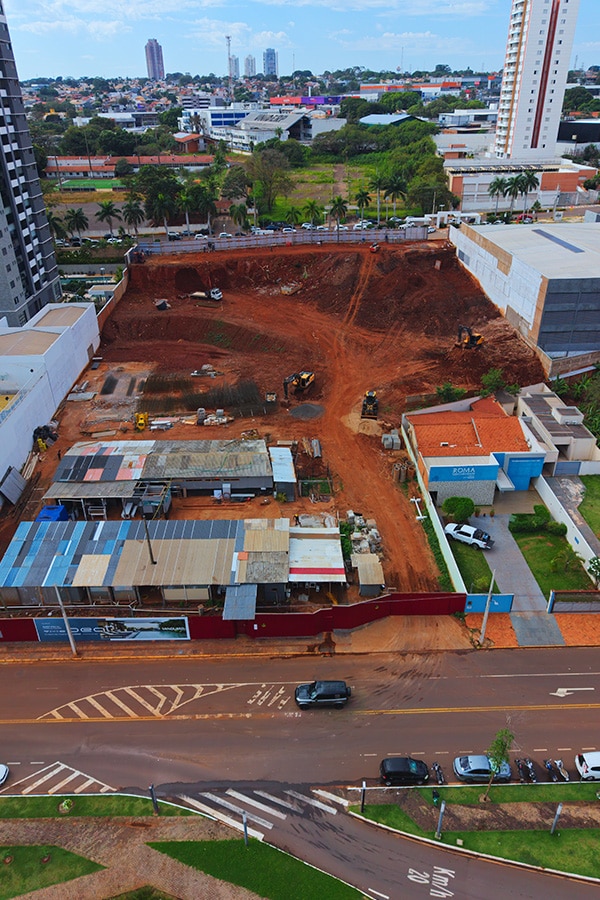 Status de Obra Campo Grande Vanguard sound