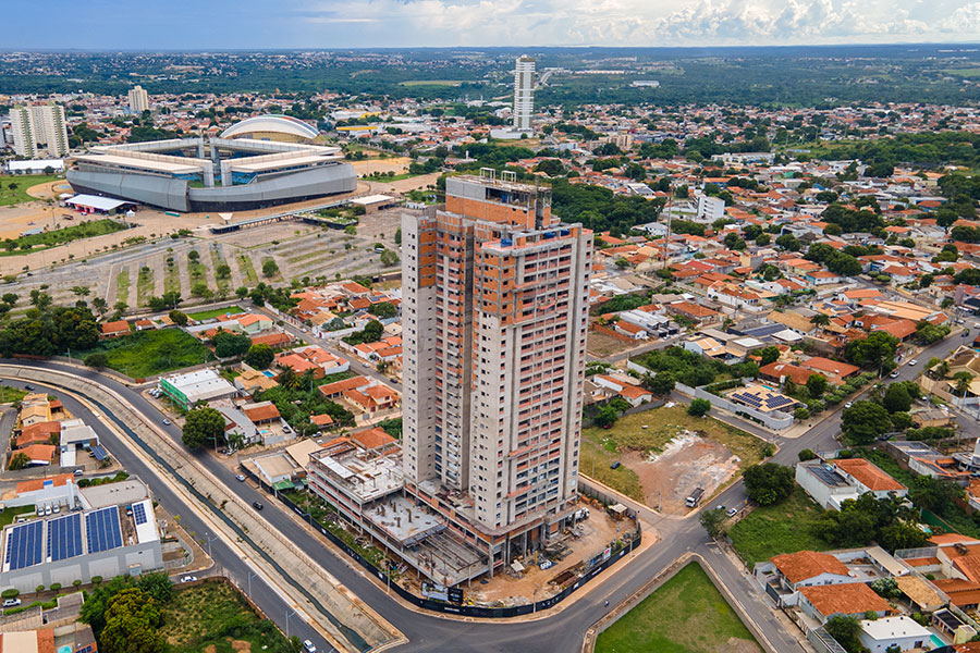 Status de Obra Cuiab Vanguard arch-jardim-cuiaba