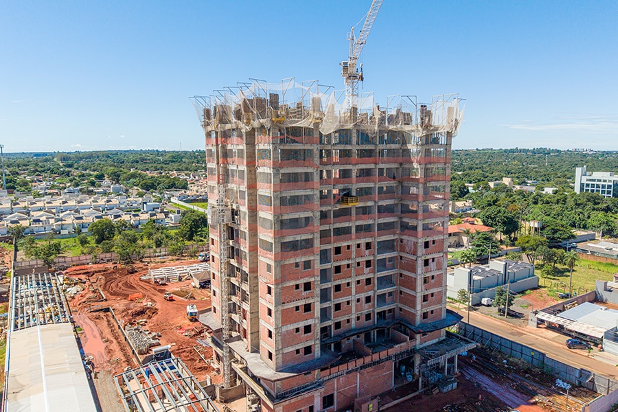 Status de Obra Campo Grande Vanguard flow