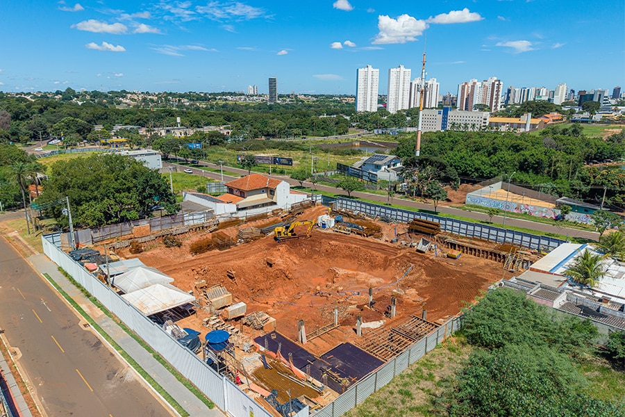 Status de Obra Campo Grande Vanguard terrah