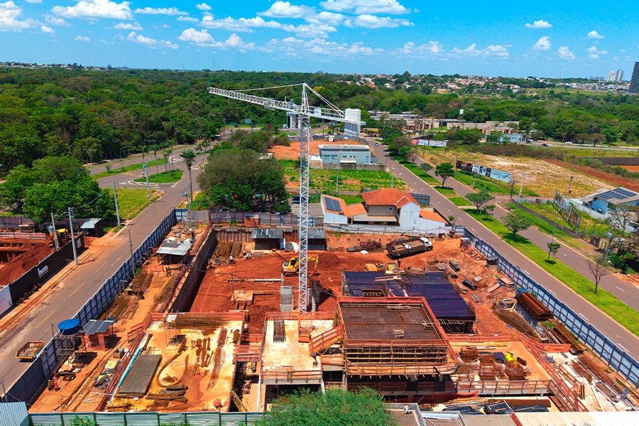 Status de Obra Campo Grande Vanguard terrah
