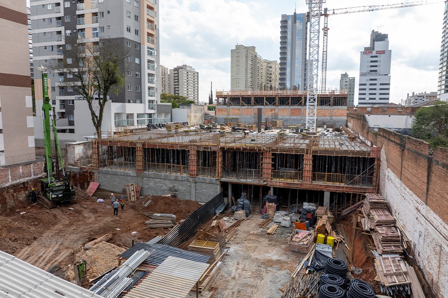 Status de Obra Curitiba Vanguard pulse