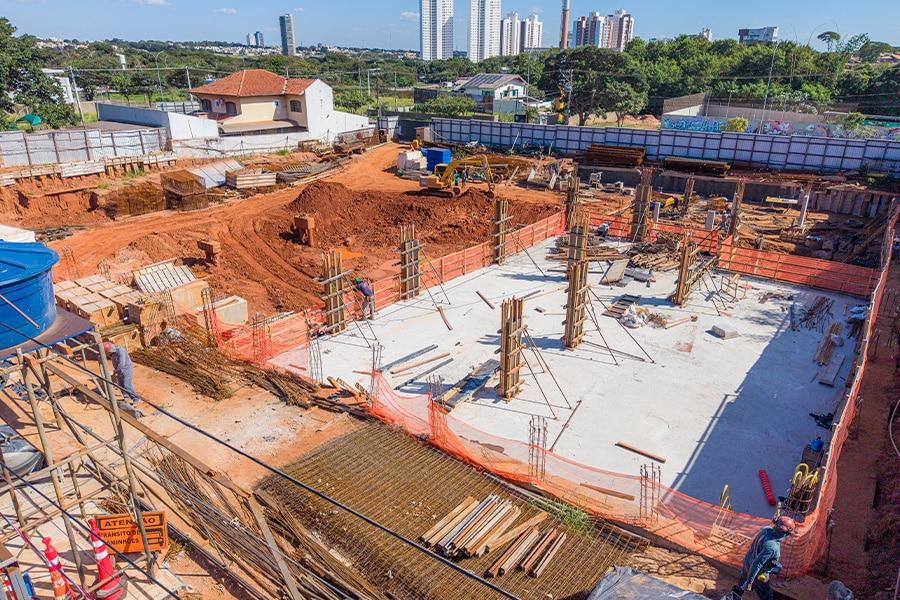 Status de Obra Campo Grande Vanguard terrah