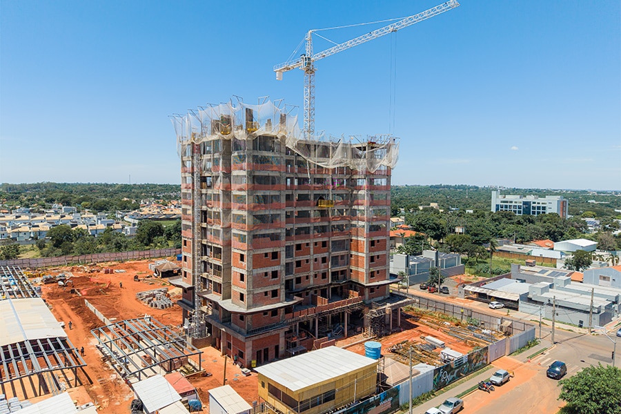 Status de Obra Campo Grande Vanguard flow