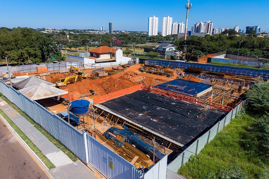 Status de Obra Campo Grande Vanguard terrah