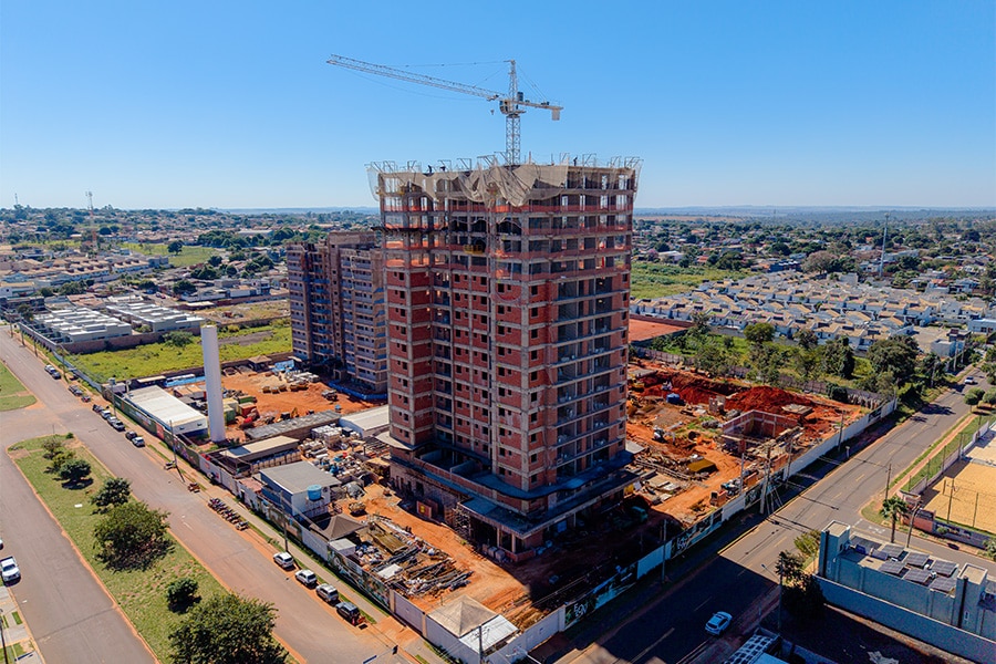 Status de Obra Campo Grande Vanguard flow
