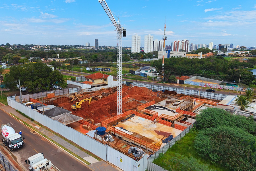 Status de Obra Campo Grande Vanguard terrah