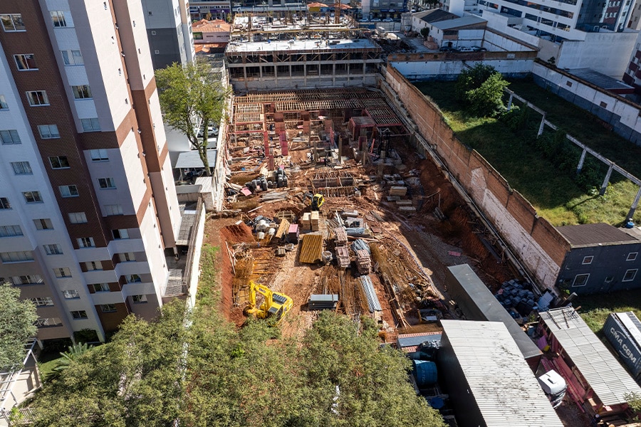 Status de Obra Curitiba Vanguard pulse