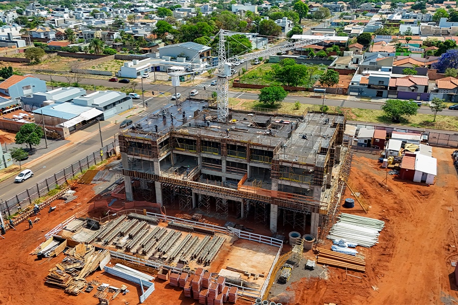 Status de Obra Campo Grande Vanguard flow