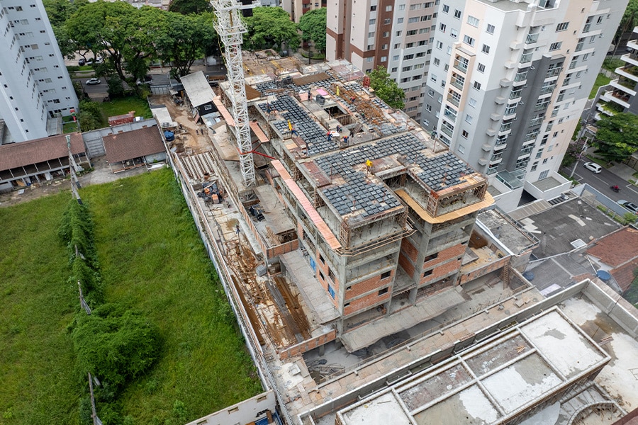 Status de Obra Curitiba Vanguard pulse