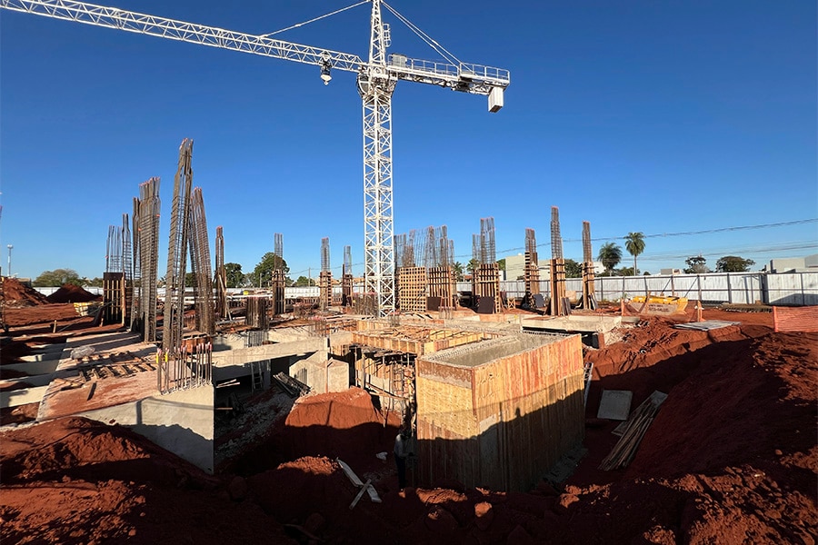 Status de Obra Campo Grande Vanguard flow