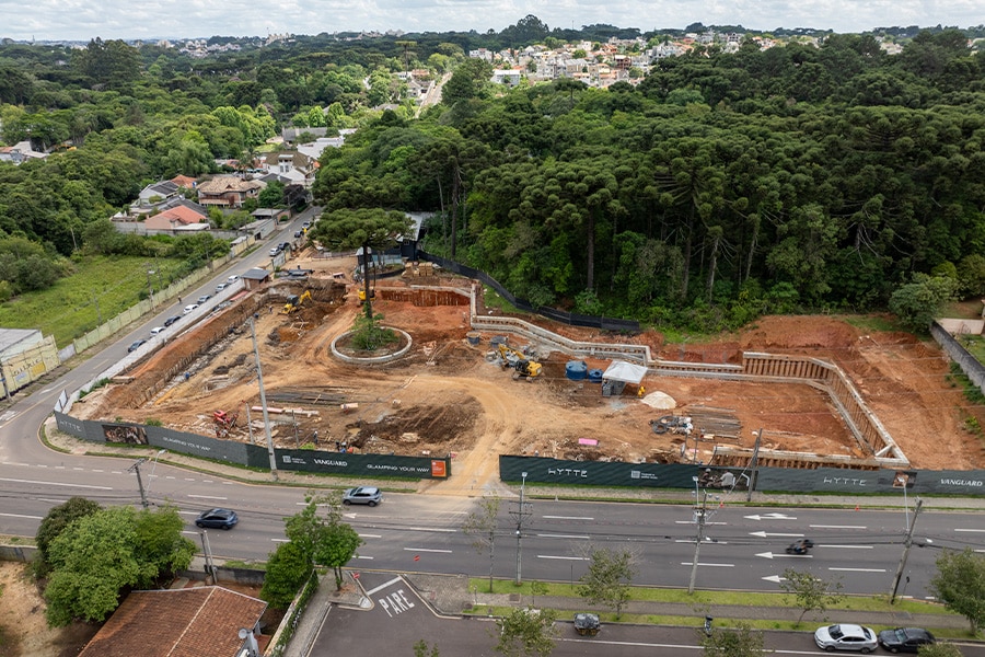 Status de Obra Curitiba Vanguard hytte